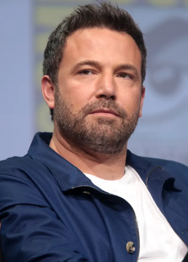 Ben Affleck speaking at San Diego Comic-Con in 2017