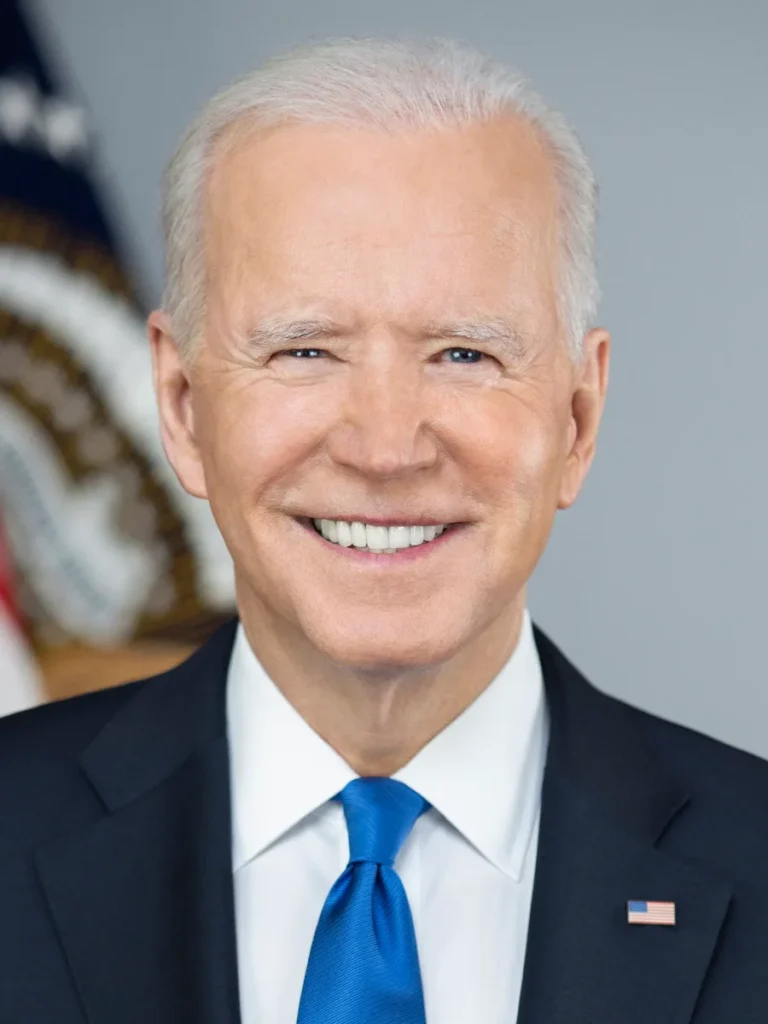 Joe Biden official presidential portrait cropped head and shoulders 2021