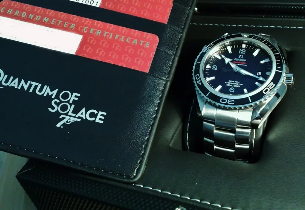 Omega Seamaster Planet Ocean Quantum of Solace James Bond Limited Edition watch, limited to 5007 pieces