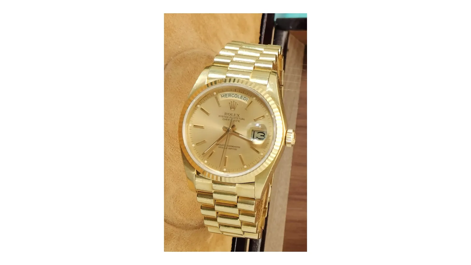 Vintage yellow gold Rolex Day-Date ref. 1803
