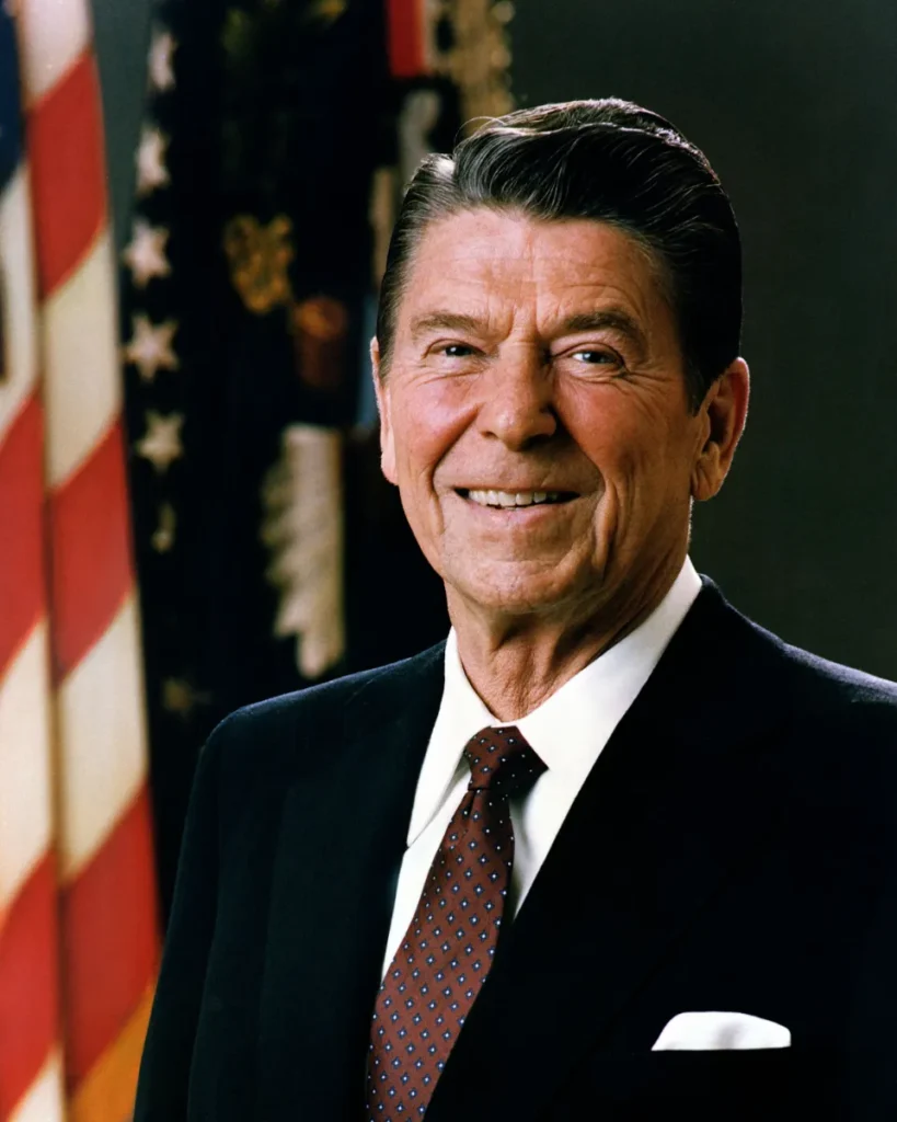 Official 1981 portrait photograph of President Ronald Reagan